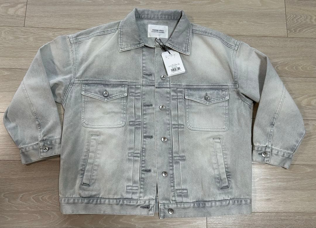 3月6日限定値下げ　アルページュストーリー　BIG Gジャン　ライトグレー
