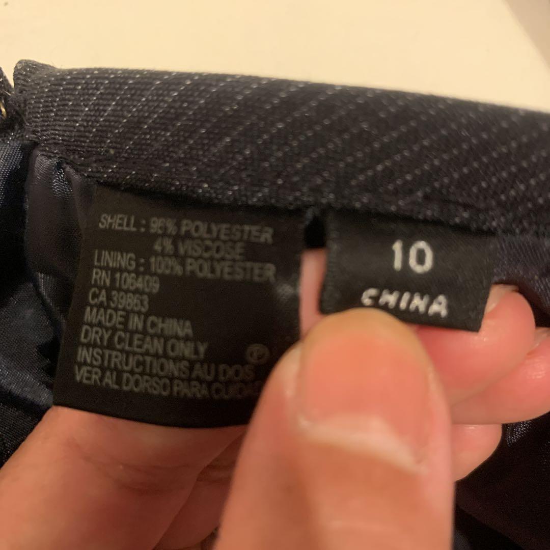 【美品】TAHARI タハリ＊濃紺スーツ ジャケットスカート