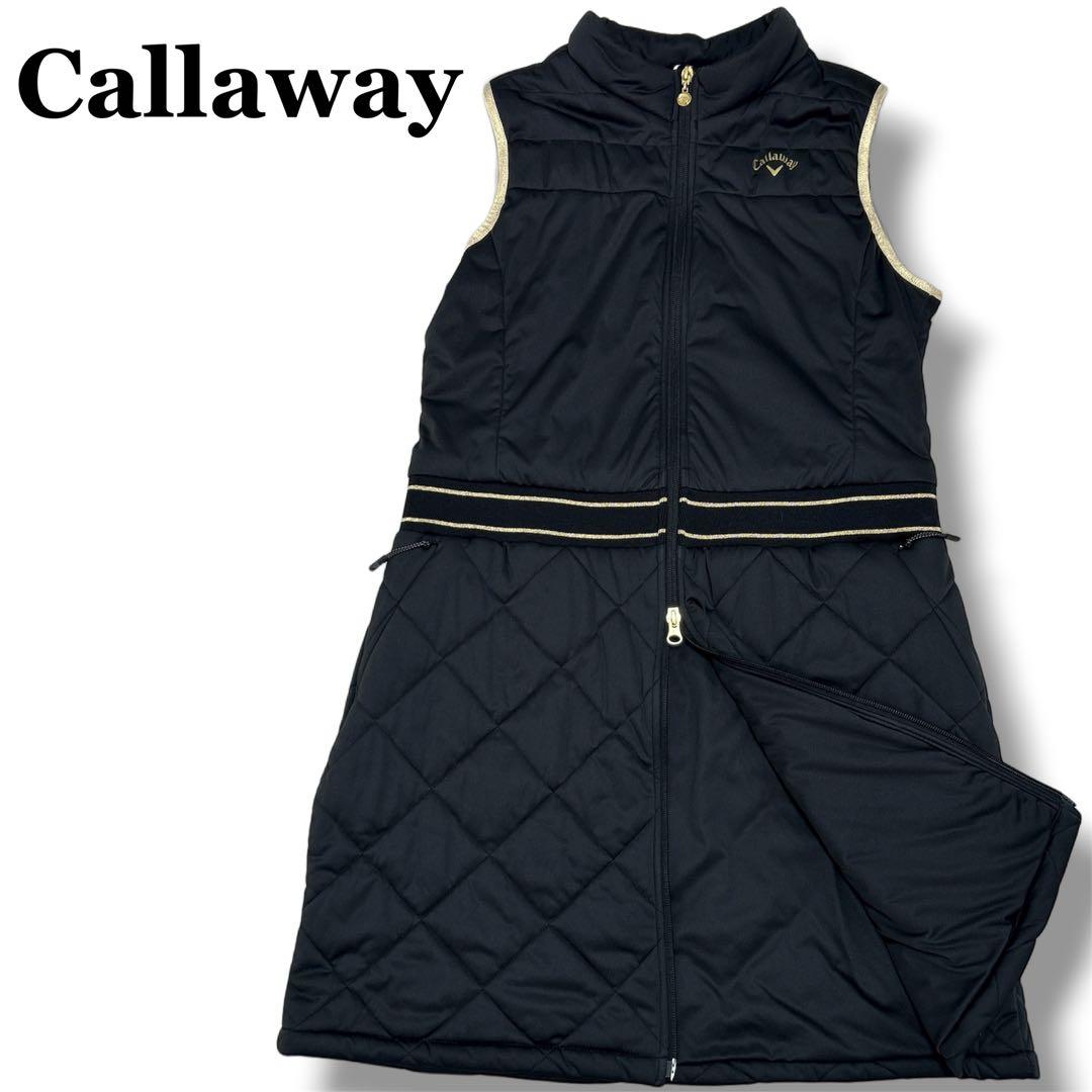 【美品】Callaway キャロウェイ　ゴルフ　ウェア ワンピース ブラック