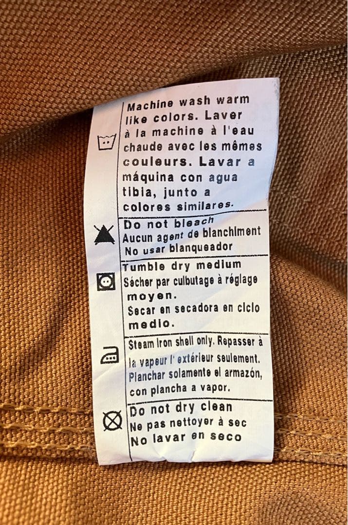 カーハート Carhartt オーバーオール ブラウンダック　W34×L32