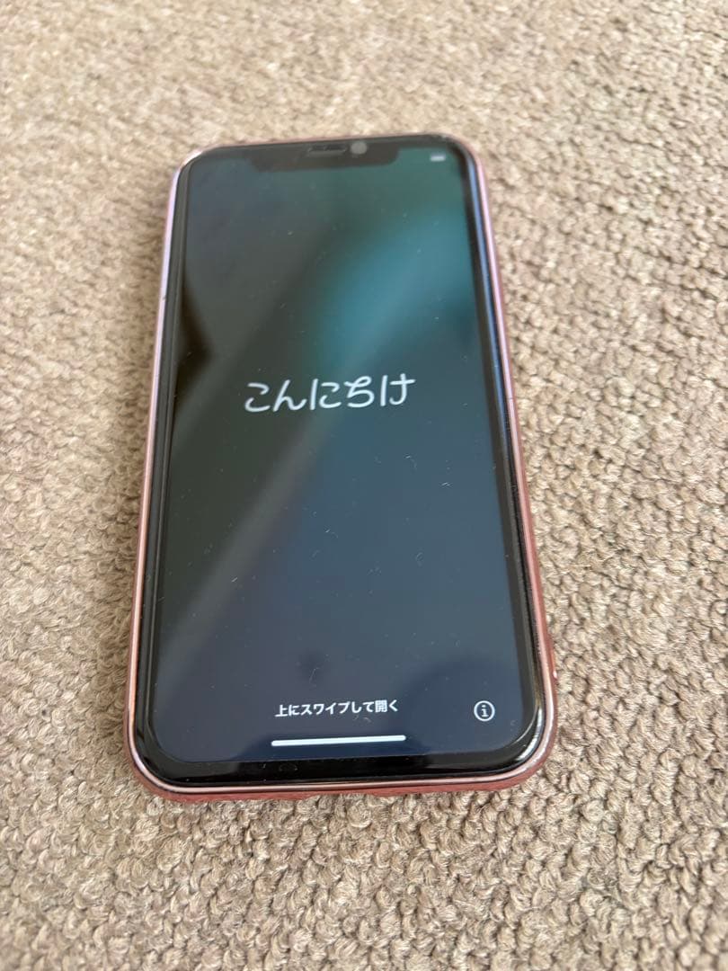 Apple iPhone XR 本体、64GB イエロー 箱、イヤホン付き