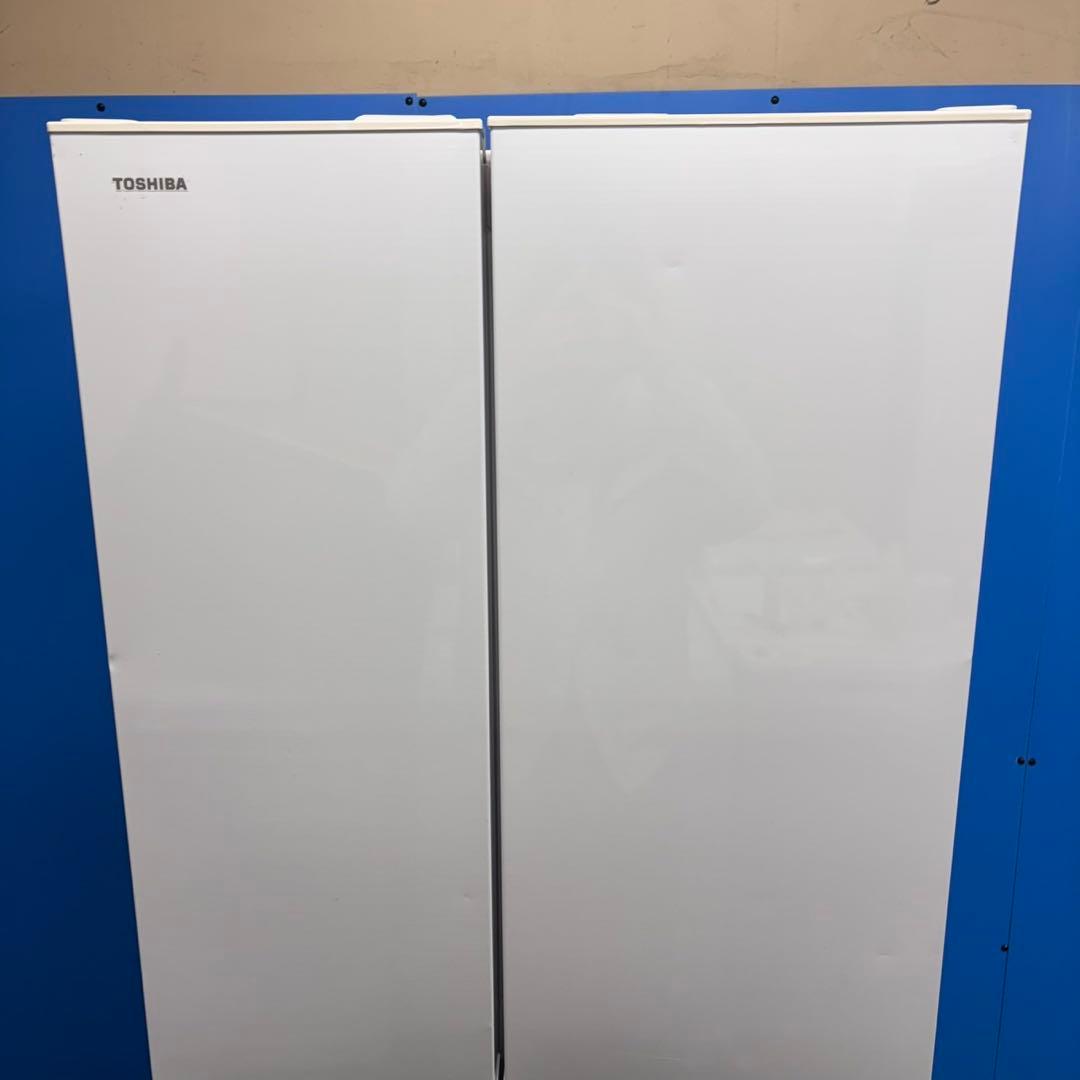 576 関東配送　冷蔵庫　大型　500L強　6ドア　観音開き　半年保証