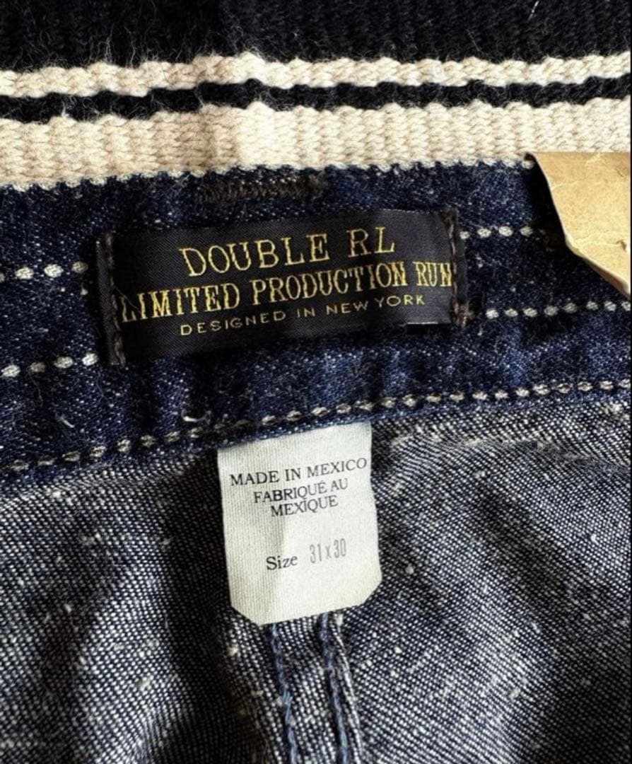 新品未使用RRL リミッテッドエディションワークパンツ 31/30 5ポケット