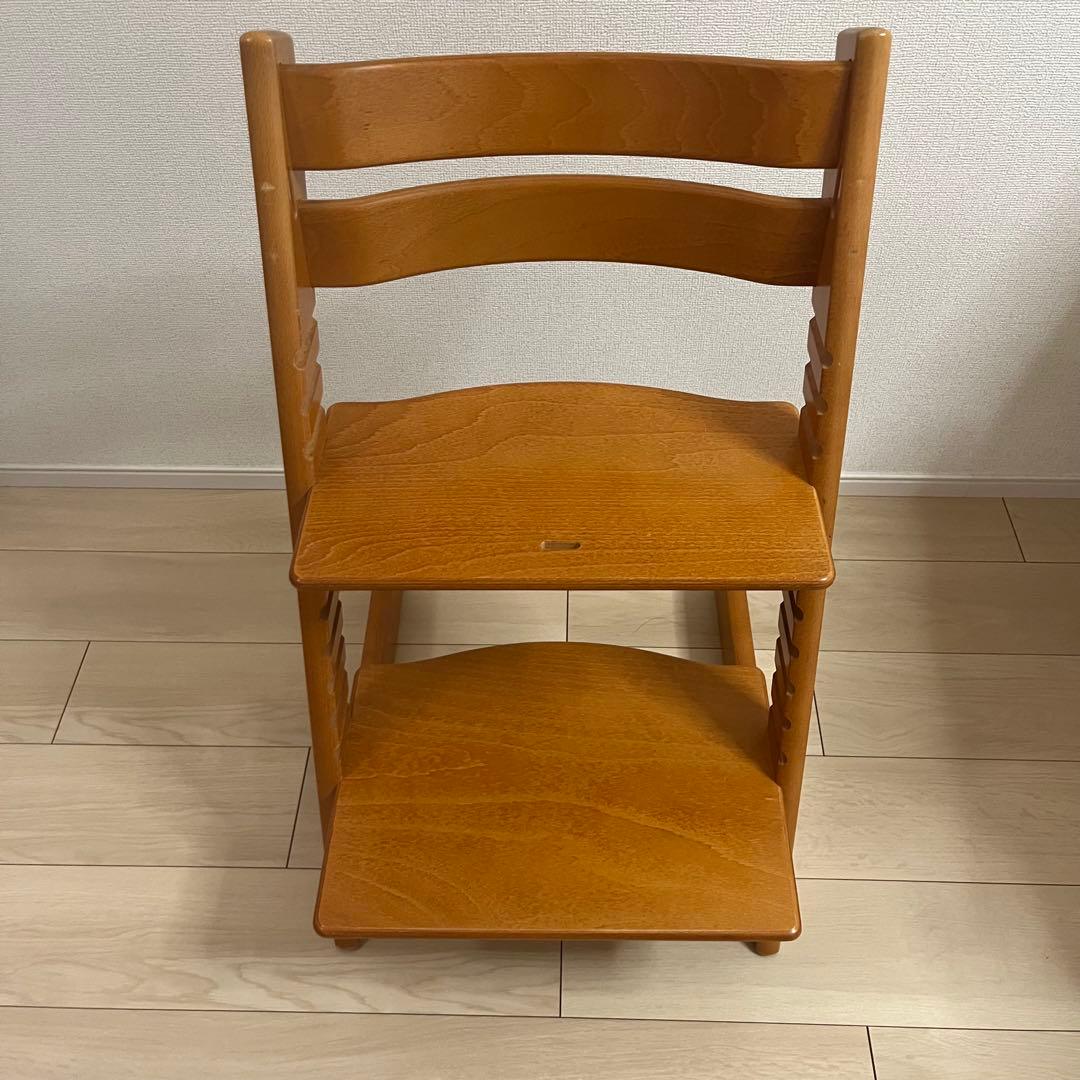 ✨美品✨STOKKE ストッケ　ベビーチェア木製 チェリー色