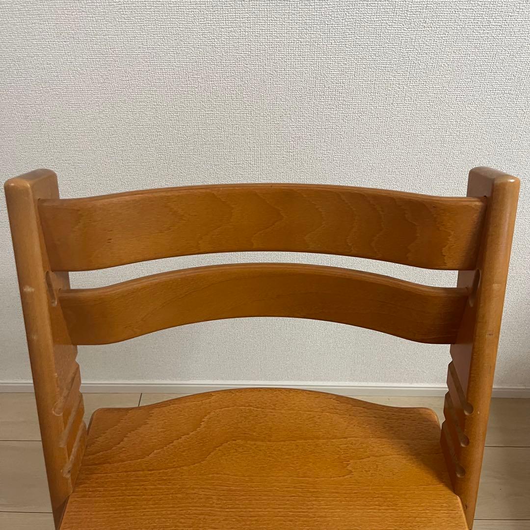 ✨美品✨STOKKE ストッケ　ベビーチェア木製 チェリー色