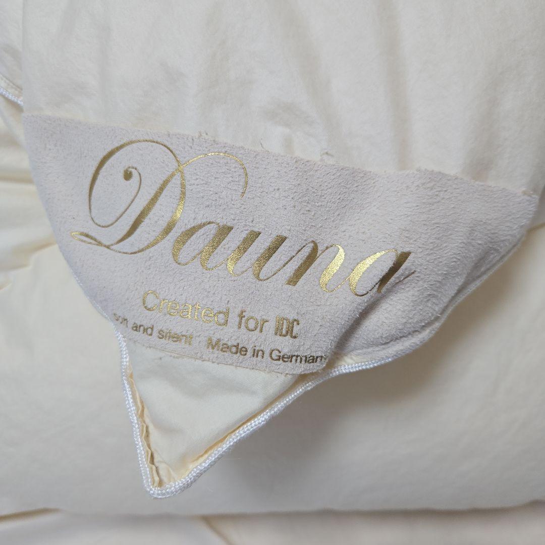 保証書付Dauna Sサイズ ドイツ製ダウナ　シングル　クリーム色　600g