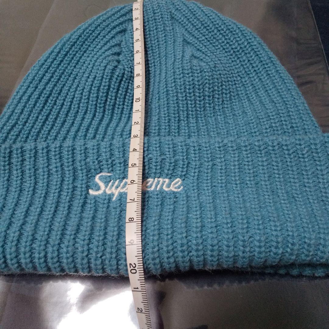 k*k様 Supremeルーズゲージビーニー。ターコイズブルータグ付き試着程度の