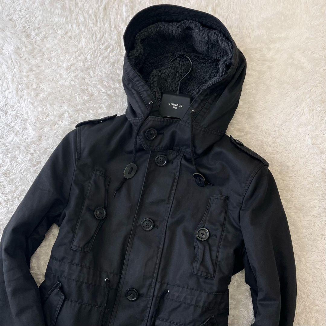 バーバリーブラックレーベル モッズコート ボアパーカー ライナー 3way M