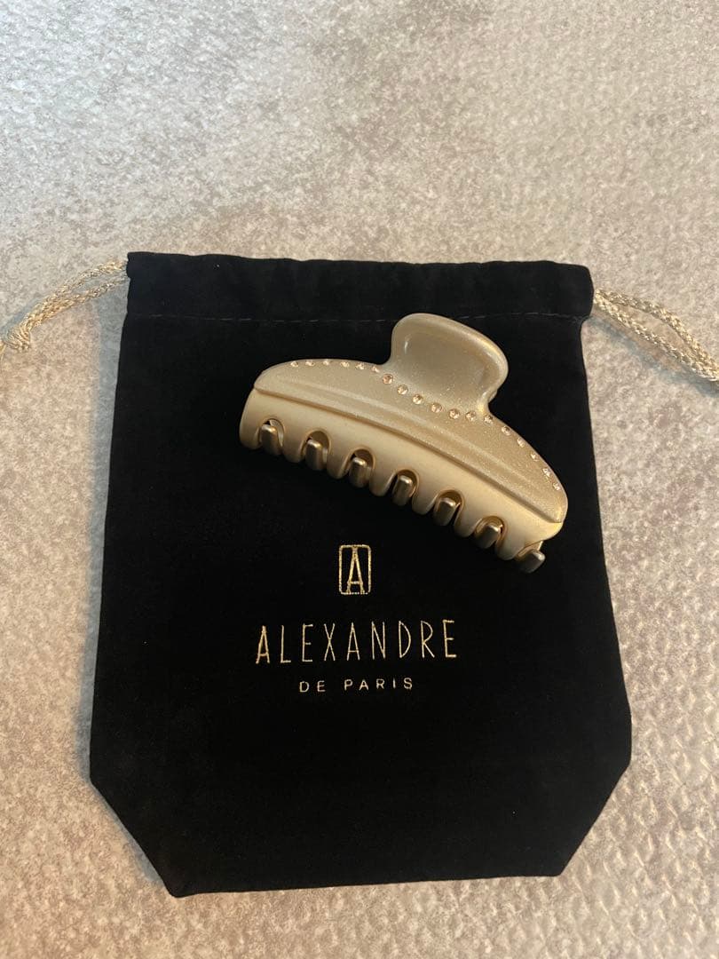 ALEXANDRE DE PARIS ヘアクリップ ゴールド