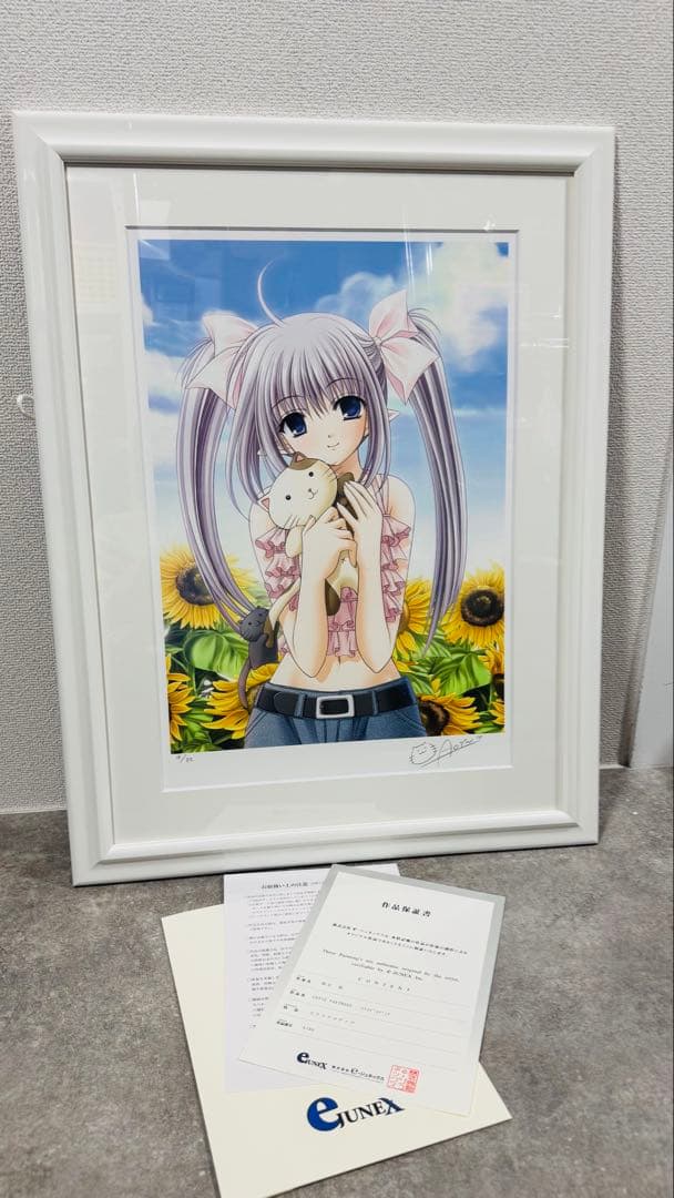 CUTIE PARTNERS 西又葵 版画 ミクスドメディア 作品保証あり