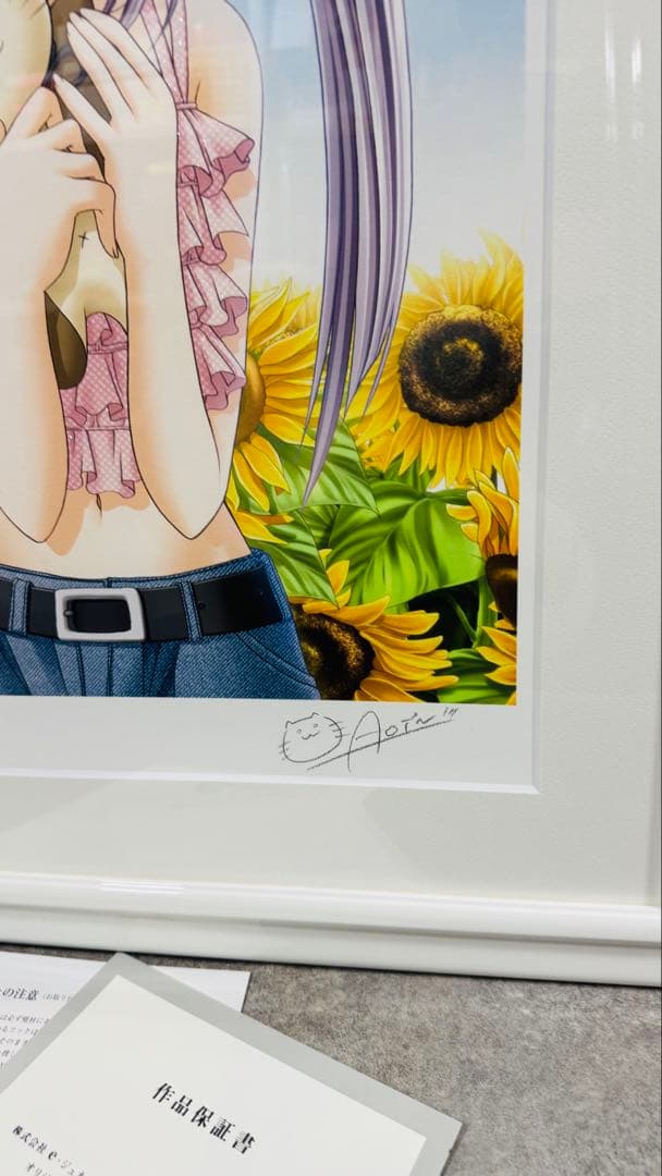 CUTIE PARTNERS 西又葵 版画 ミクスドメディア 作品保証あり