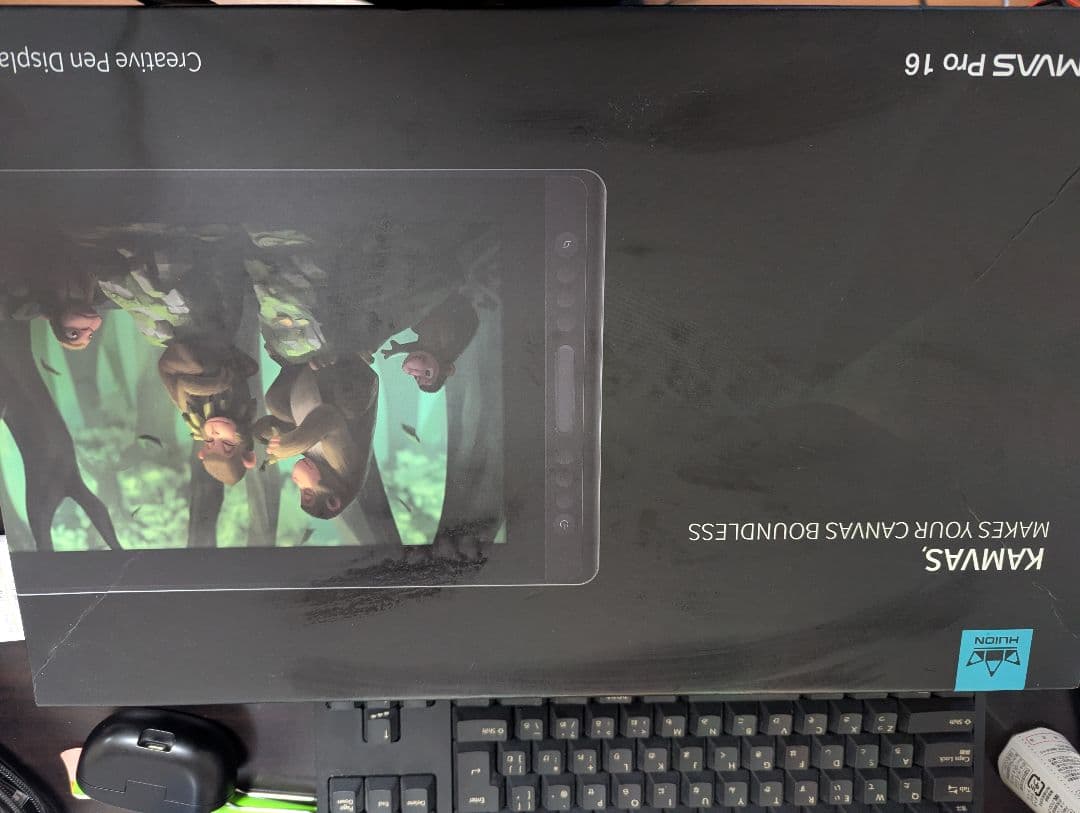HUION Kamvas Pro 16 液晶ペンタブレット本体