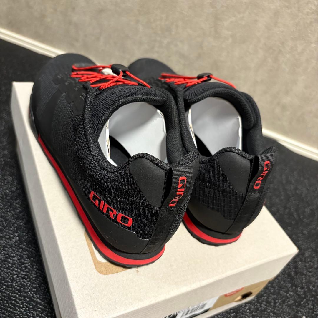 美品GIRO TRACKER FASTLACE 42 サイクリングシューズ