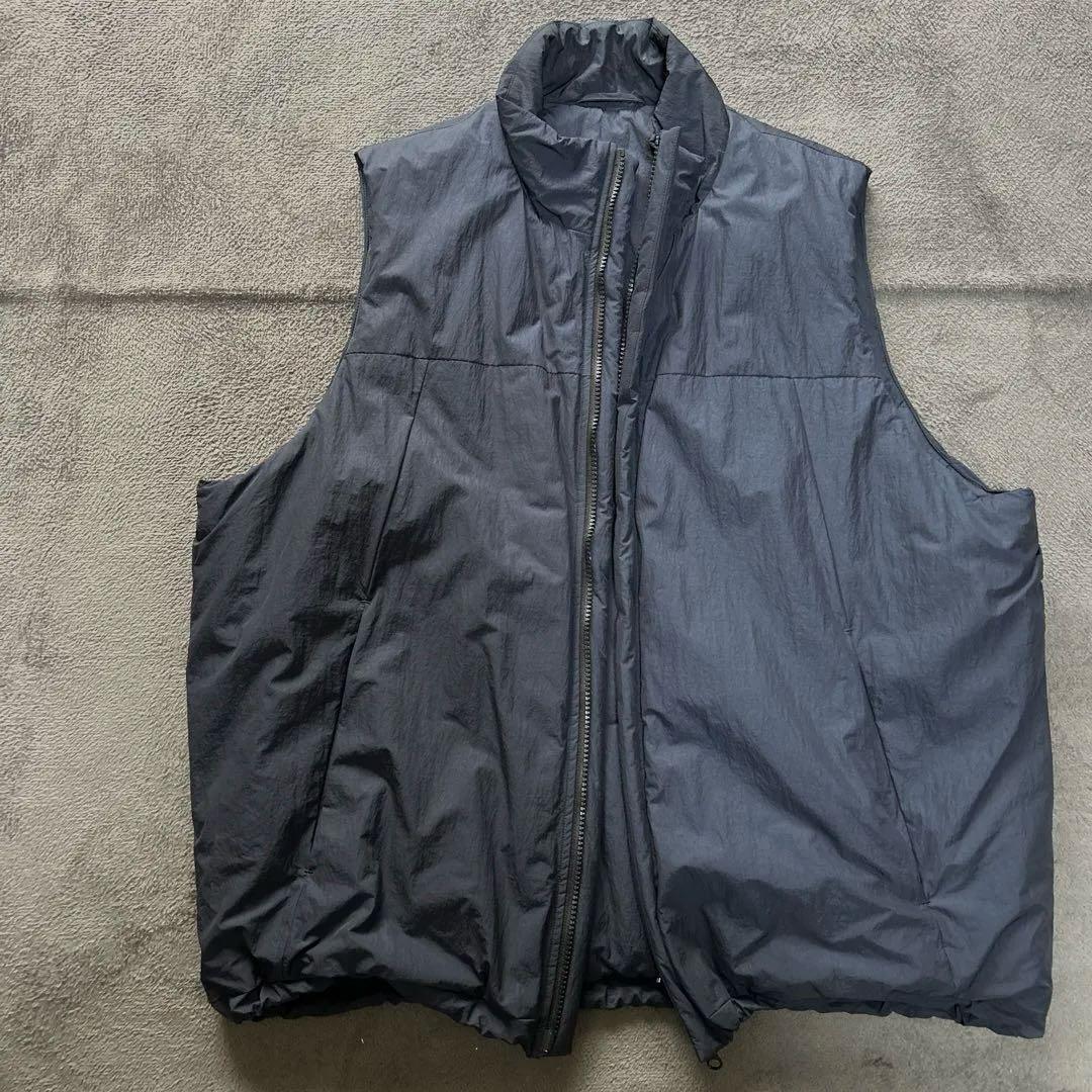 kaptain sunshine padding vest 36 ネイビー