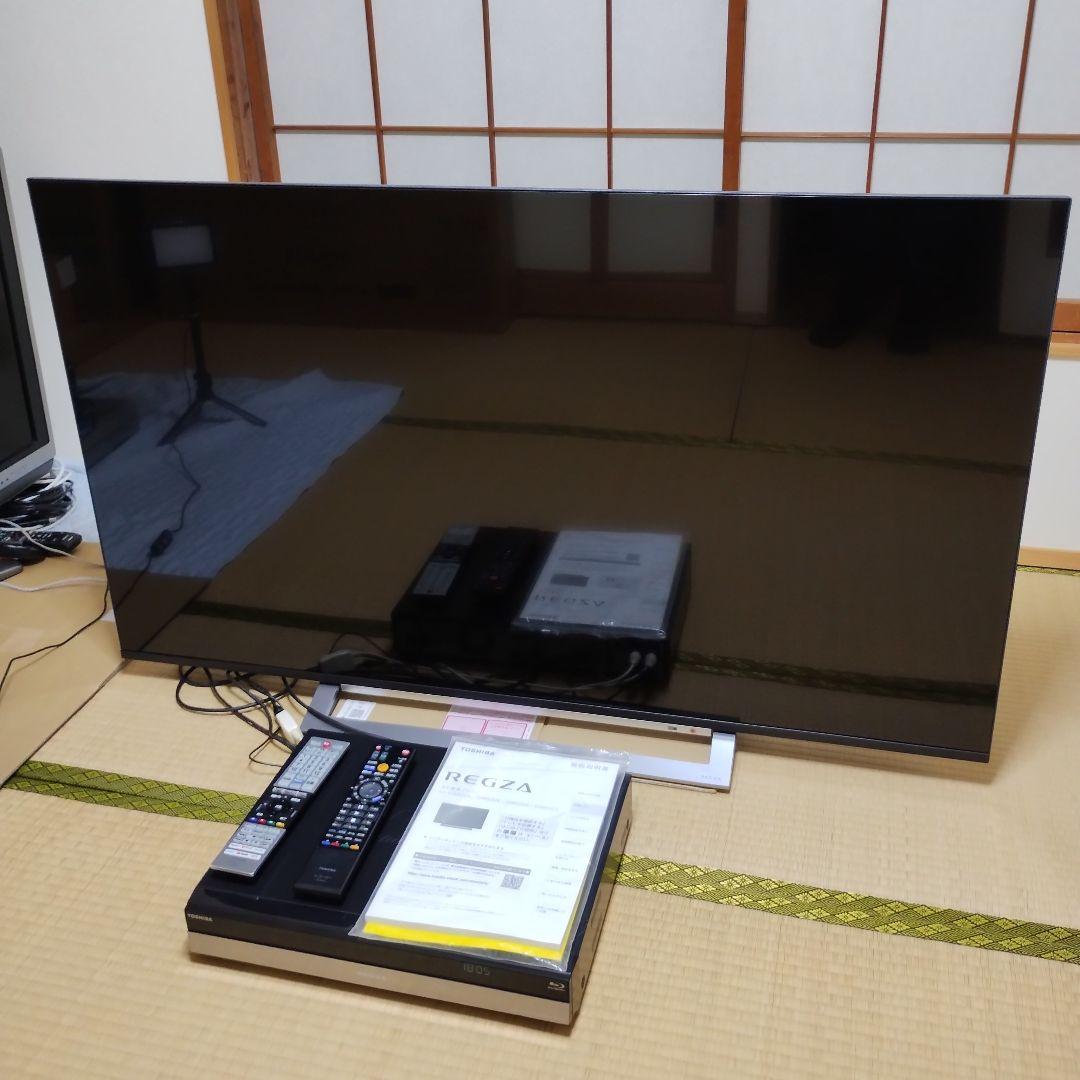 東芝 55型 液晶テレビ 55M530X【2021年】+ブルーレイレコーダー