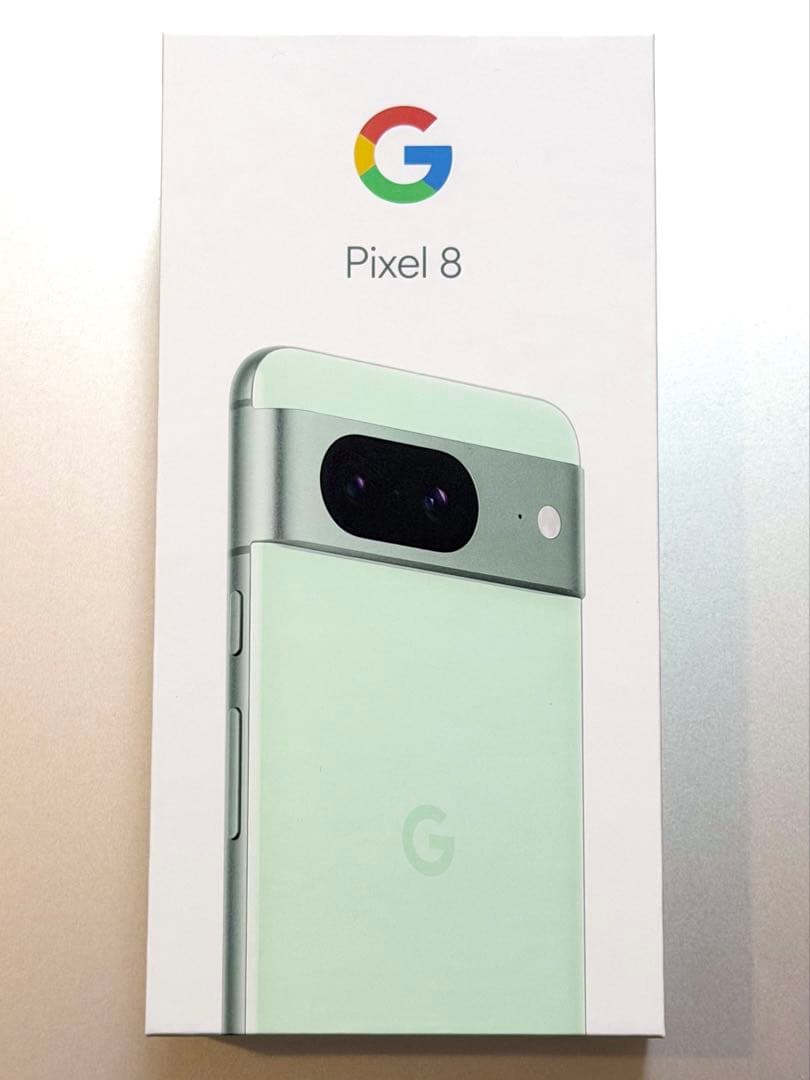 【極美品】Google Pixel 8 Mint 128GB【付属品新品】