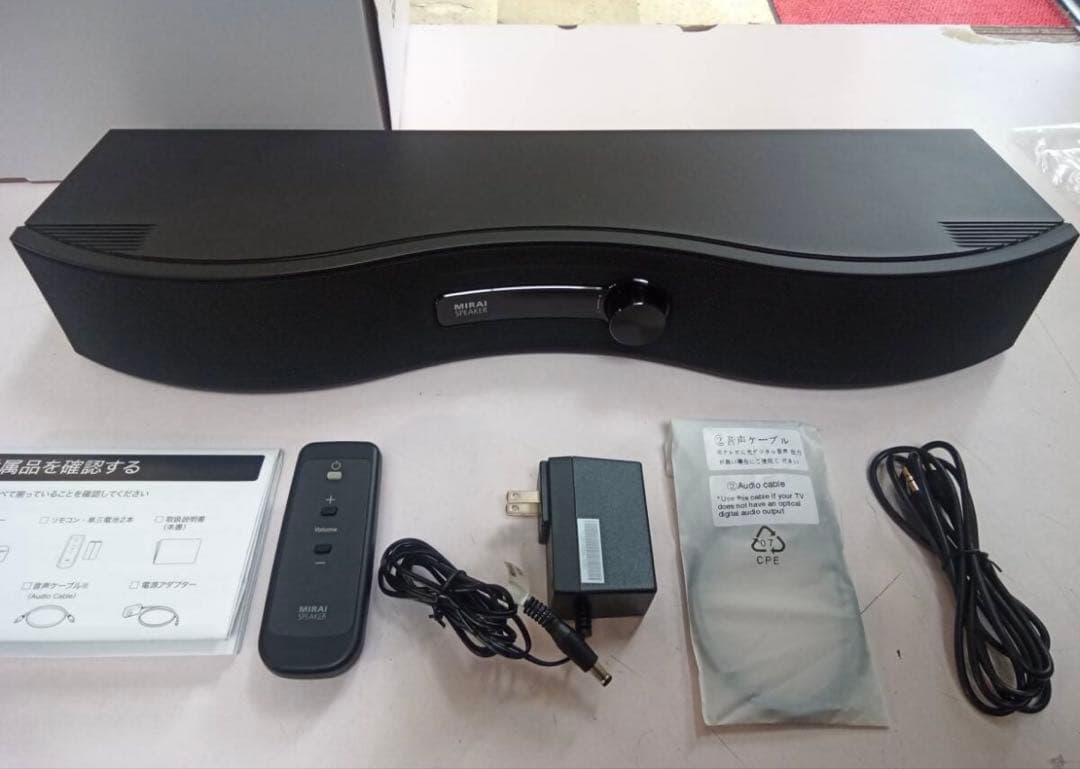 【美品】サウンドファン　ミライスピーカーステレオ　SF-MIRAIS6