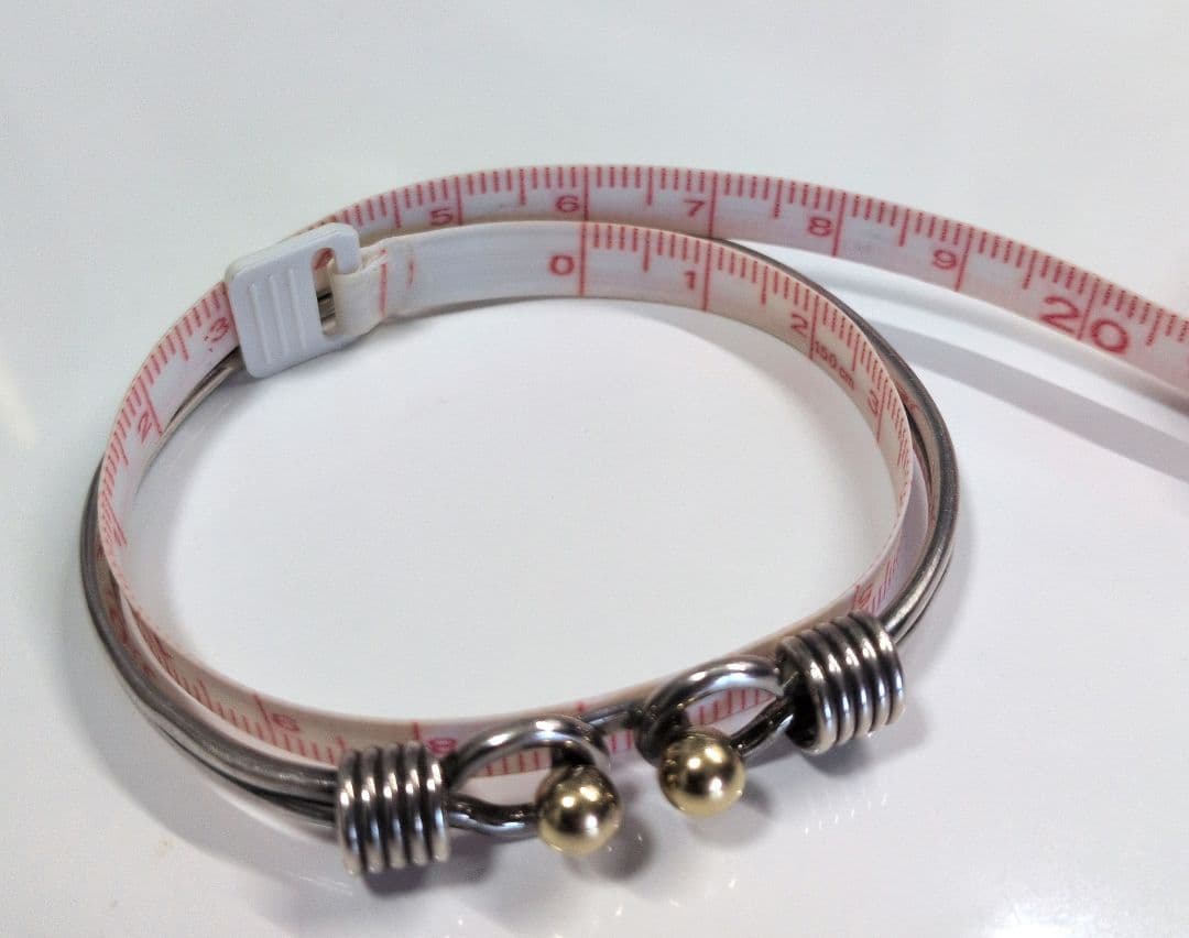 Tiffany & Co. ダブル　フック&アイ　コンビ　バングル　925