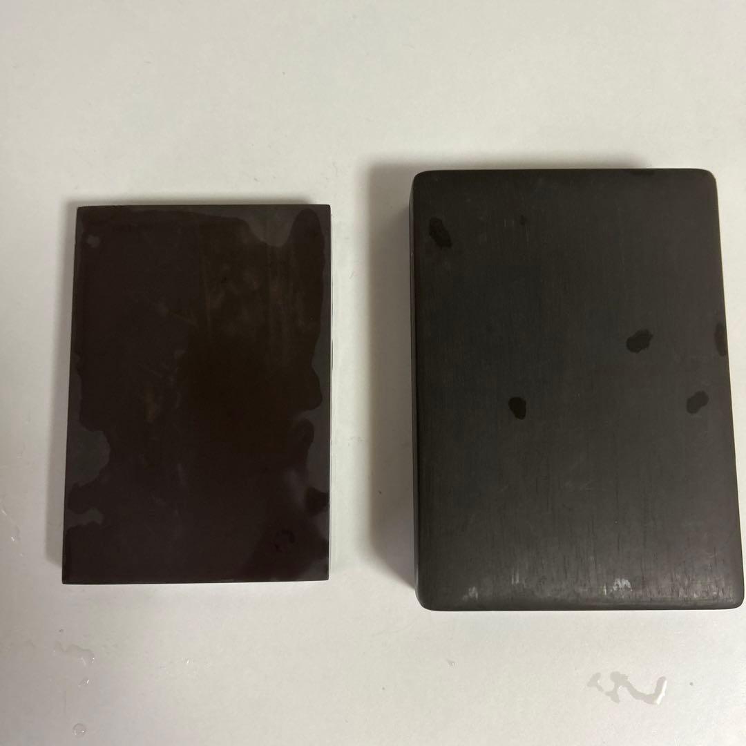 端渓硯と硯箱 2つセット