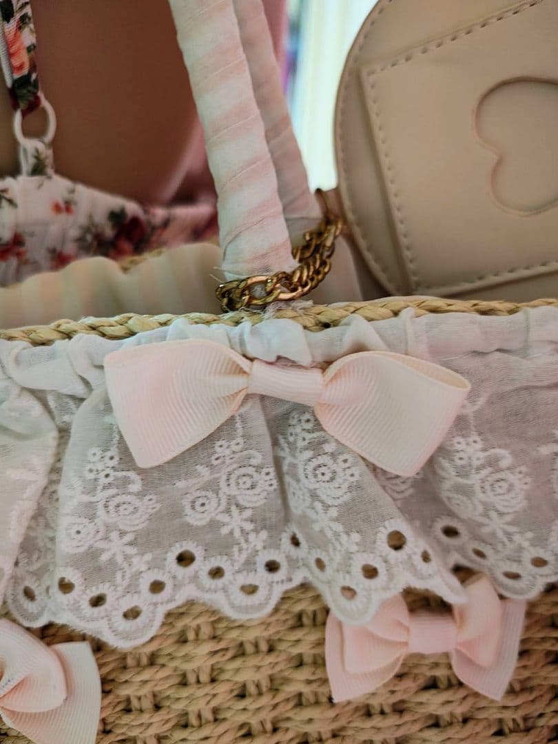 リズリサ　トゥララ　姫 アイスクリームチャームかごバッグ