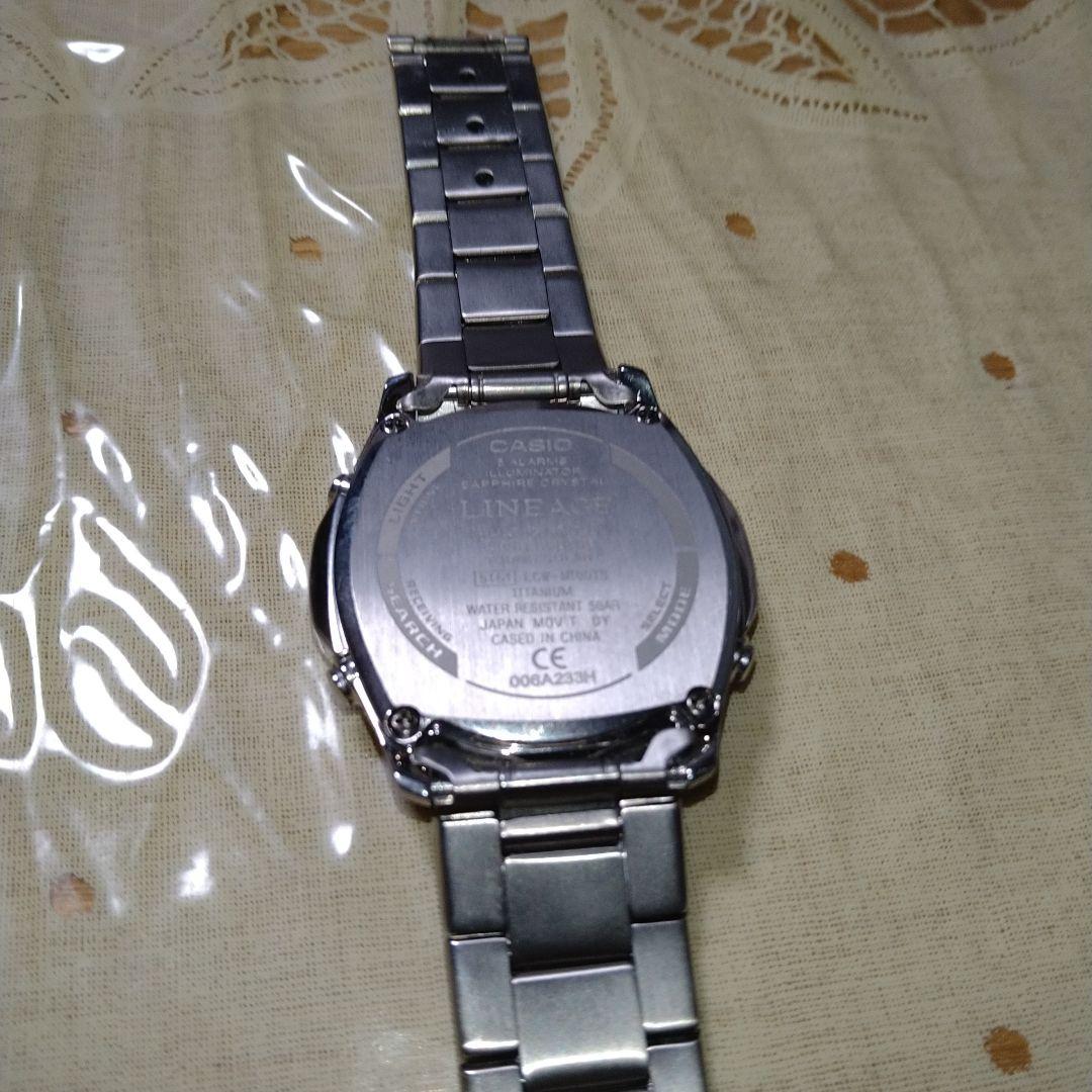 極美品　サファイアガラス　軽量チタン　カシオ LCW-M100TSE-7A2JF