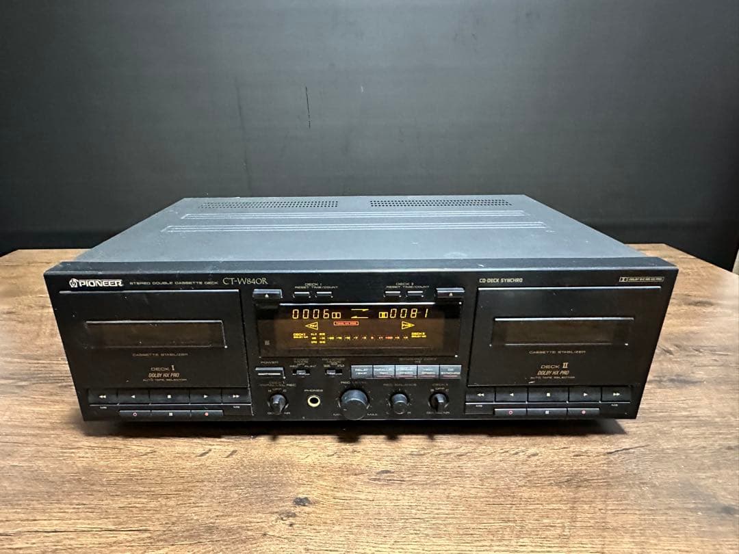 Pioneer パイオニアCTーW840R 動作品