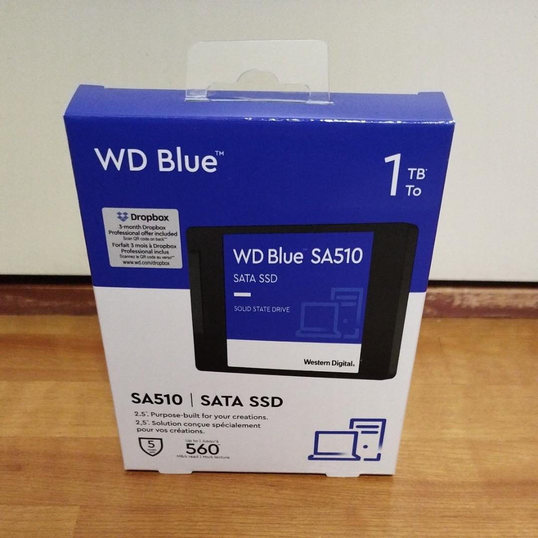 新品 WD WDS100T3B0A SA510 SATA SSD 1TB