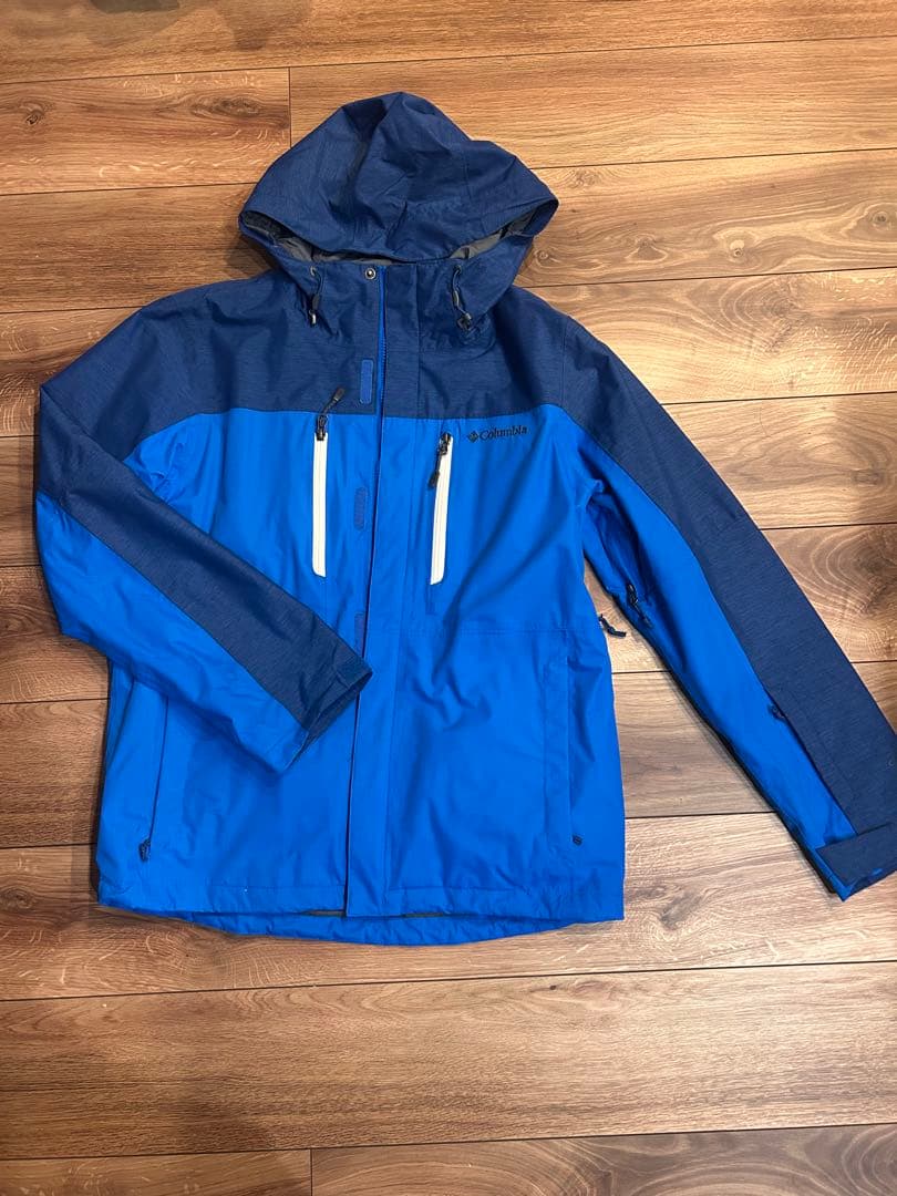 【美品】Columbia ジャケットセット 青/ネイビー 650TD アウトドア