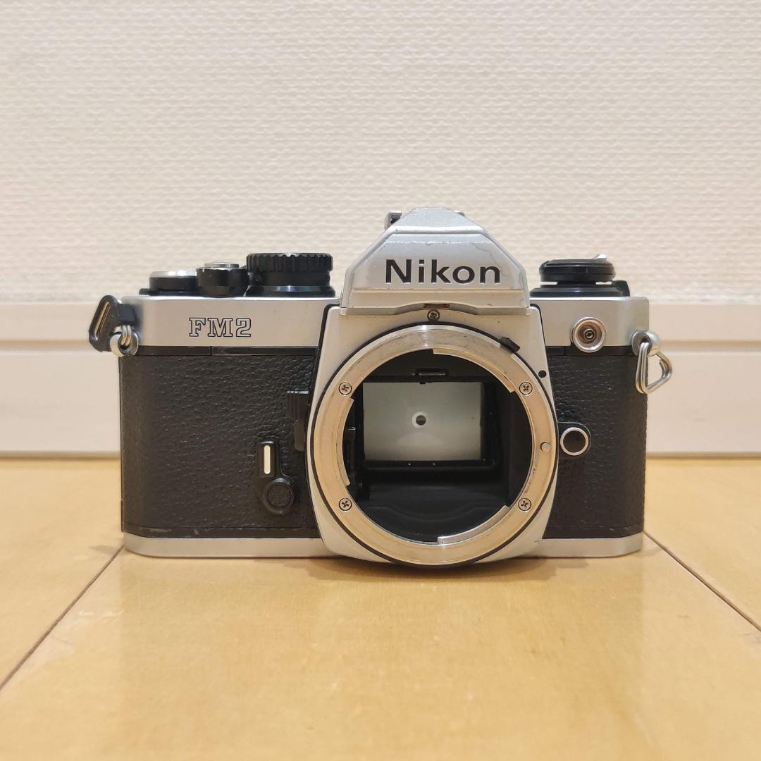 【動作品】Nikon New FM2 後期型 シルバー 【即発送】