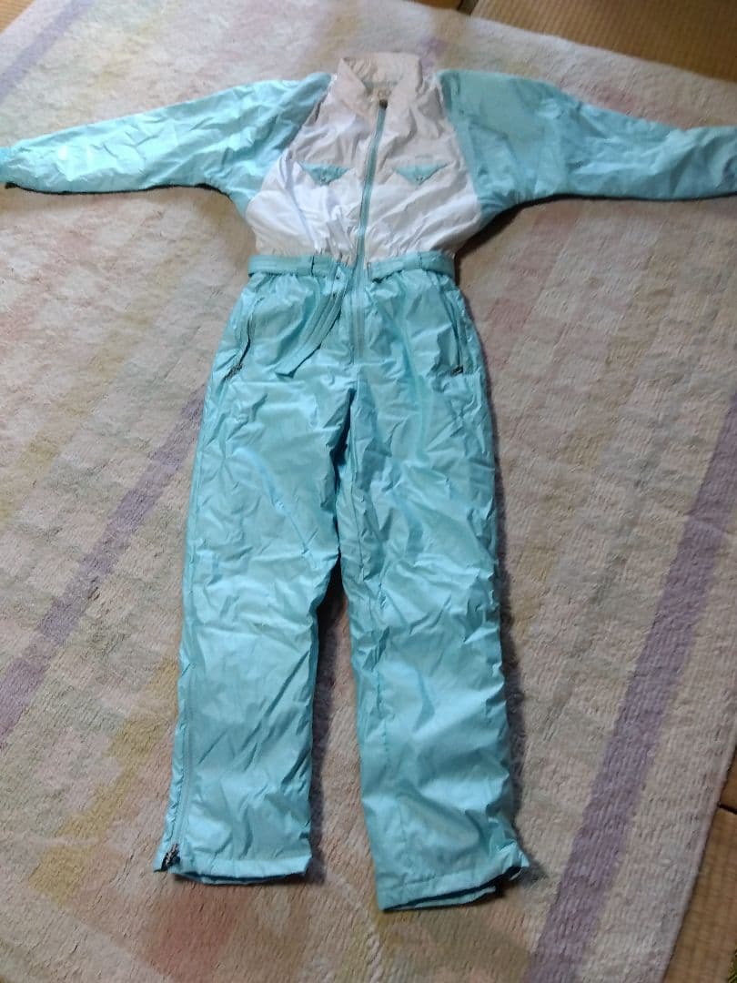 水色 スキーウェア 上下セット 女性用