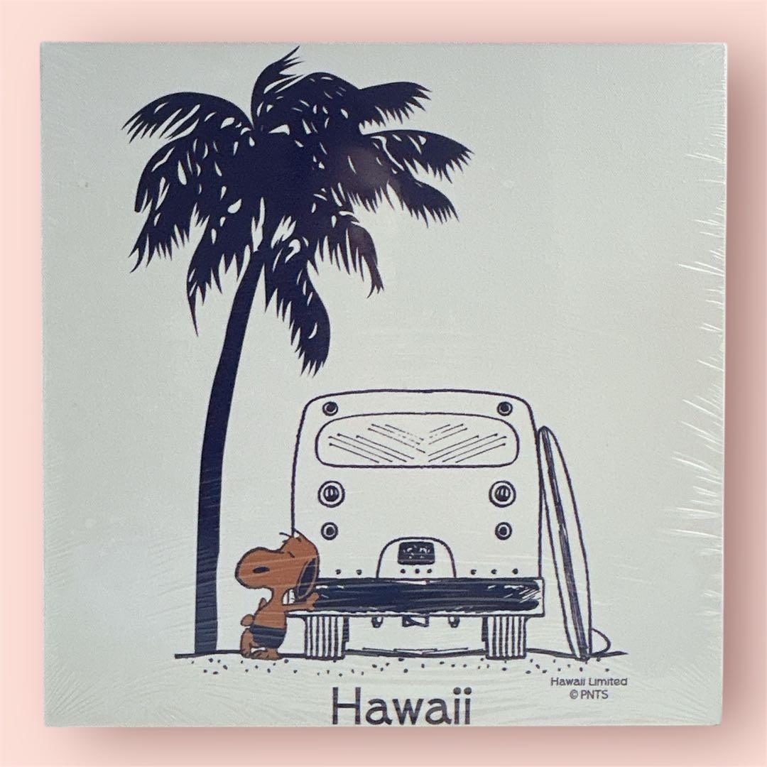 廃盤❗️ハワイ限定　日焼けスヌーピー　キャンバスアート　海　車　サーフボード