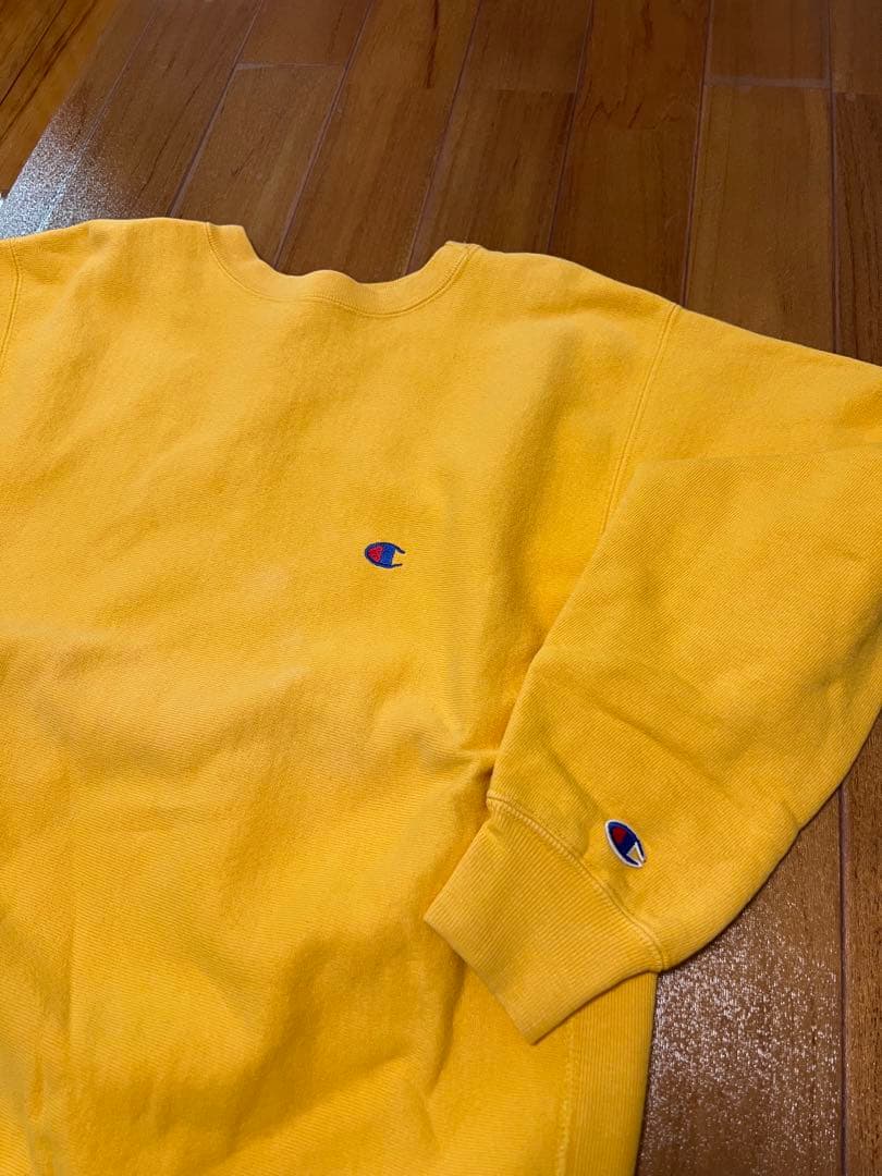 Champion Reverse Weave 90s XL イエロー