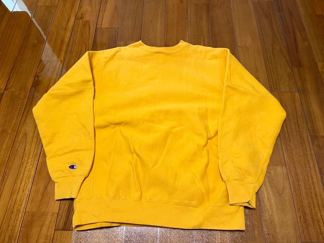 Champion Reverse Weave 90s XL イエロー