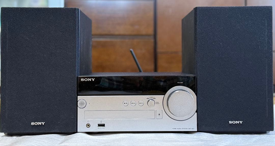 ソニー　コンパクトオーディオ　ハイレゾ対応CMT-SX7 (リモコンのみ故障)