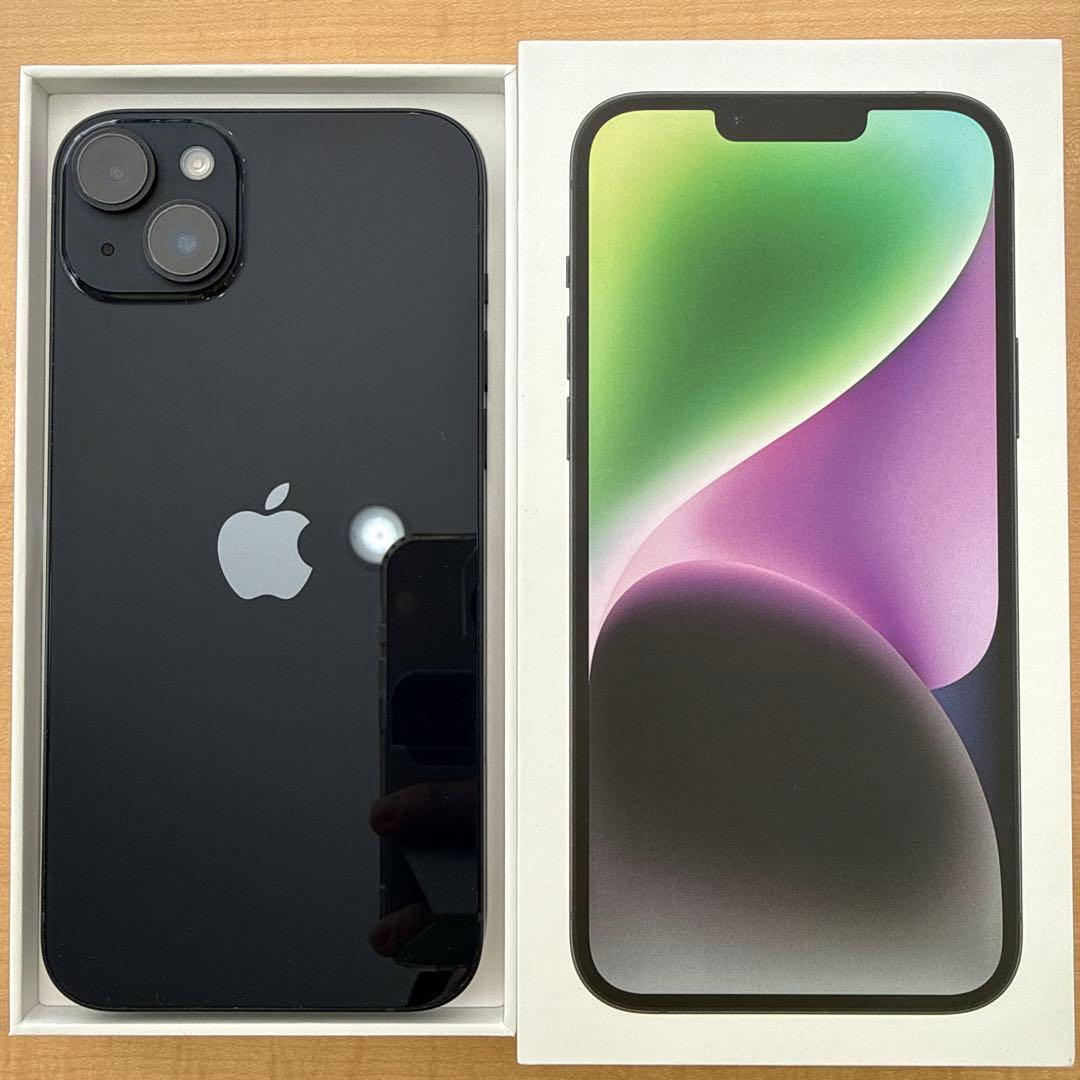 【美品】iPhone 14 Plus 256GB ミッドナイト SIMフリー