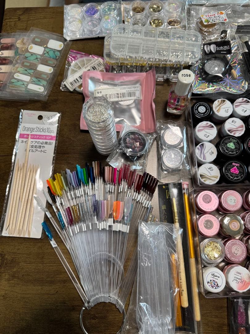 ネイルアート用品セット 多色