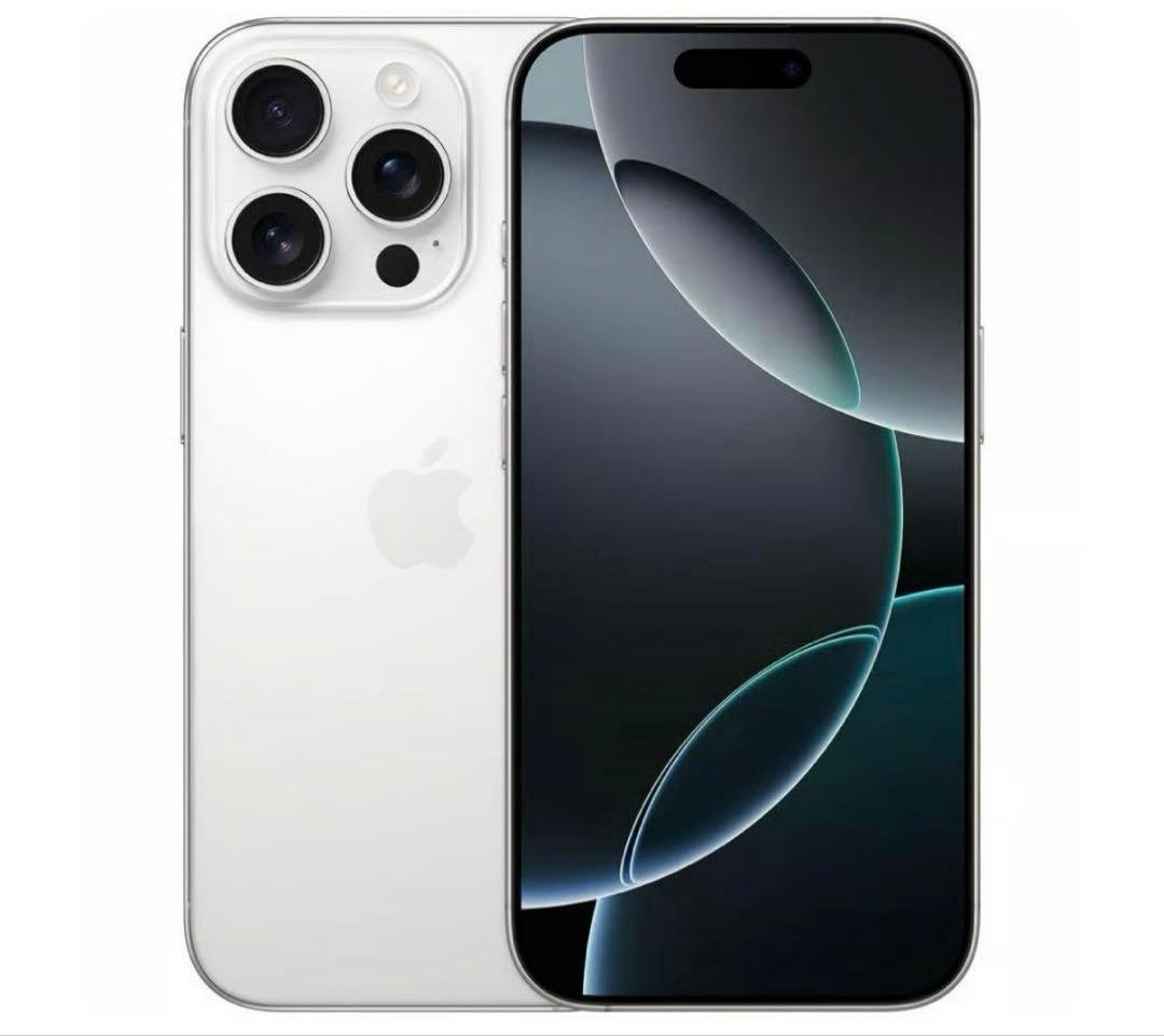 本日最終値下げ希少！コメント要　美品　iPhone16pro ホワイトチタニウム