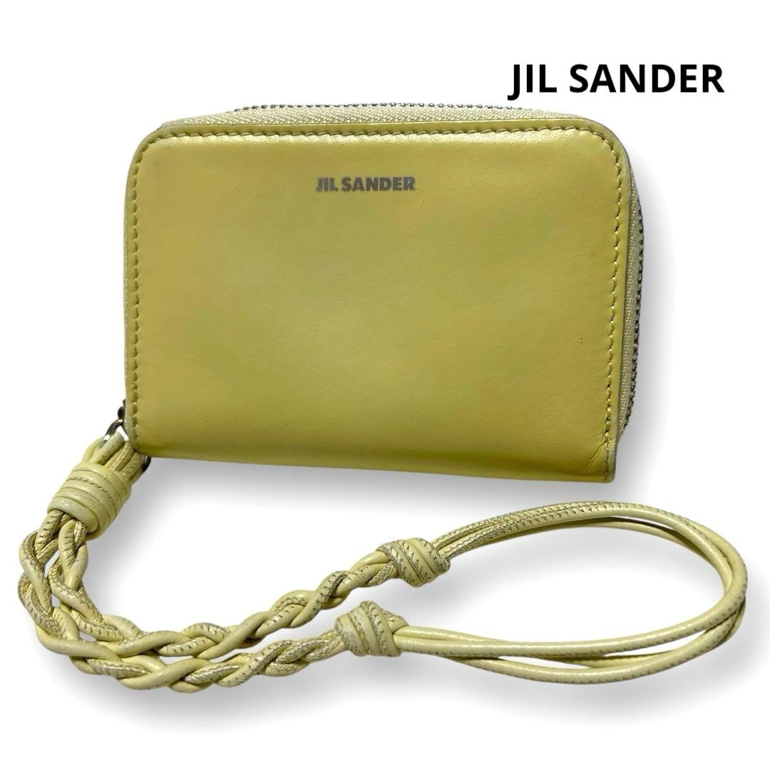 【美品】ジルサンダー ケース イエロー コンパクトウォレット
