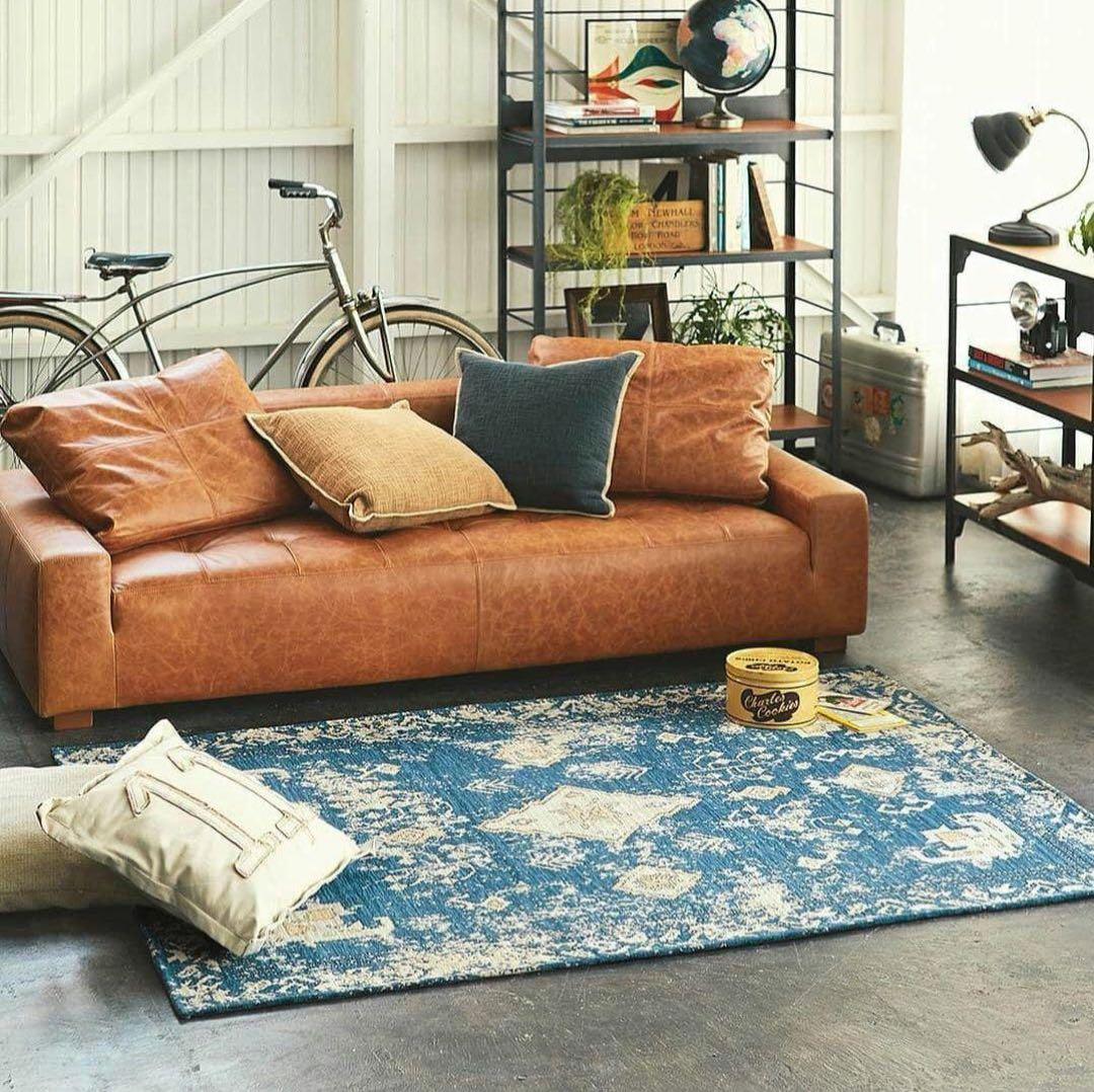 unico KOLLAR ラグ 200×200cm BL 北欧