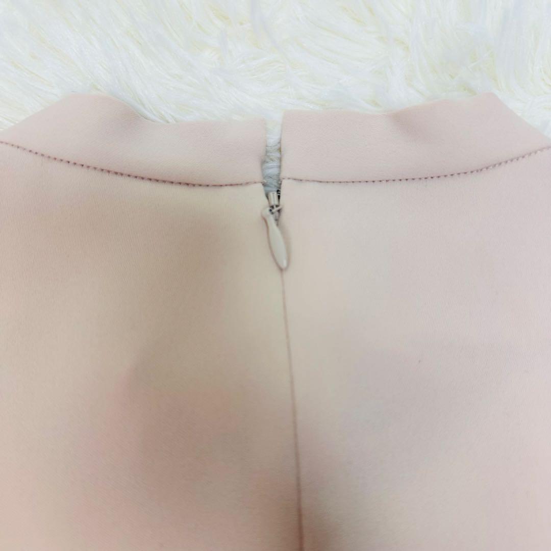 COLUMN コラム ボウタイデザイン ブラウス ベージュ 長袖 極美品