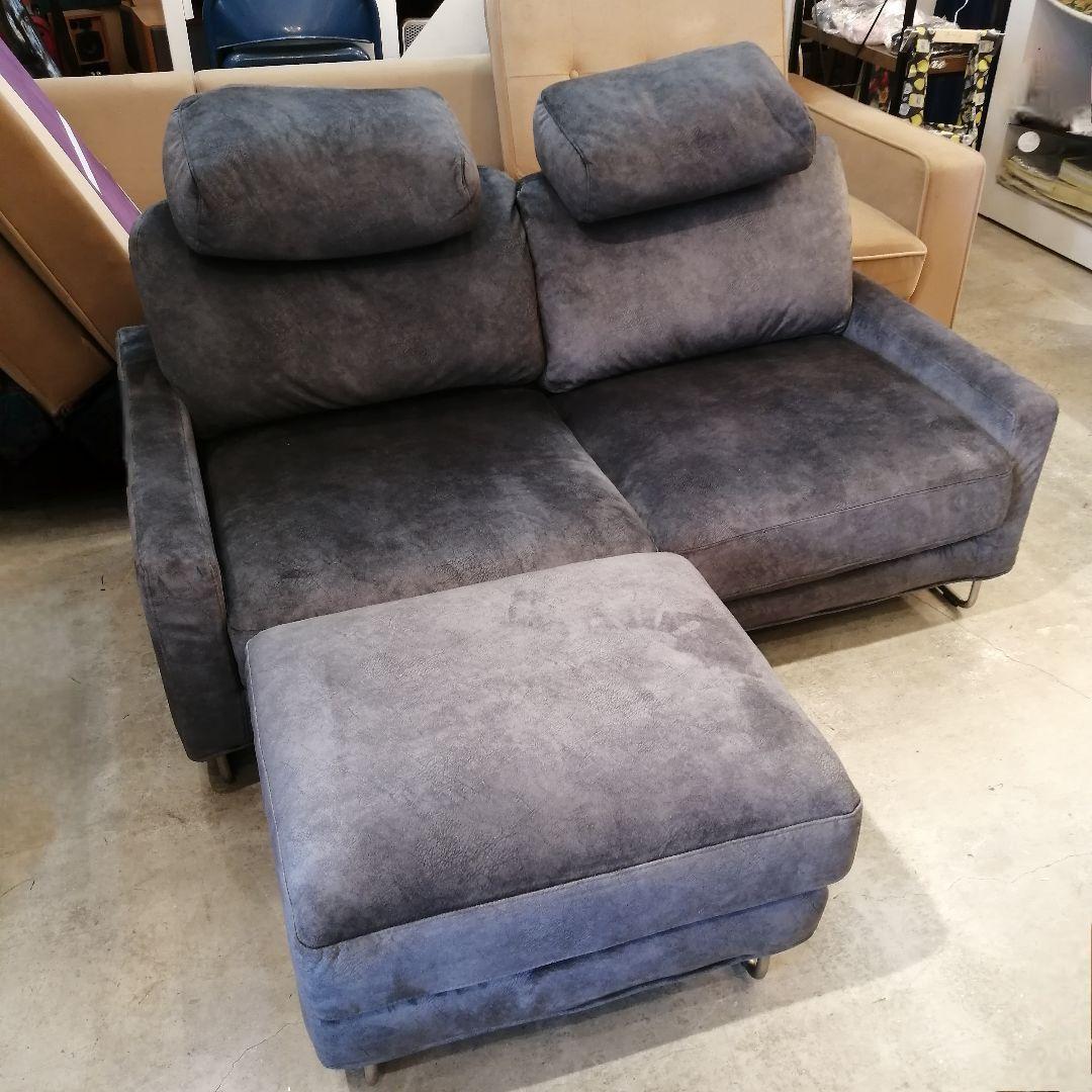 大特価【美品】 ブロッコ BLOCCO 2人掛け カウチ オーダー ソファ グレ