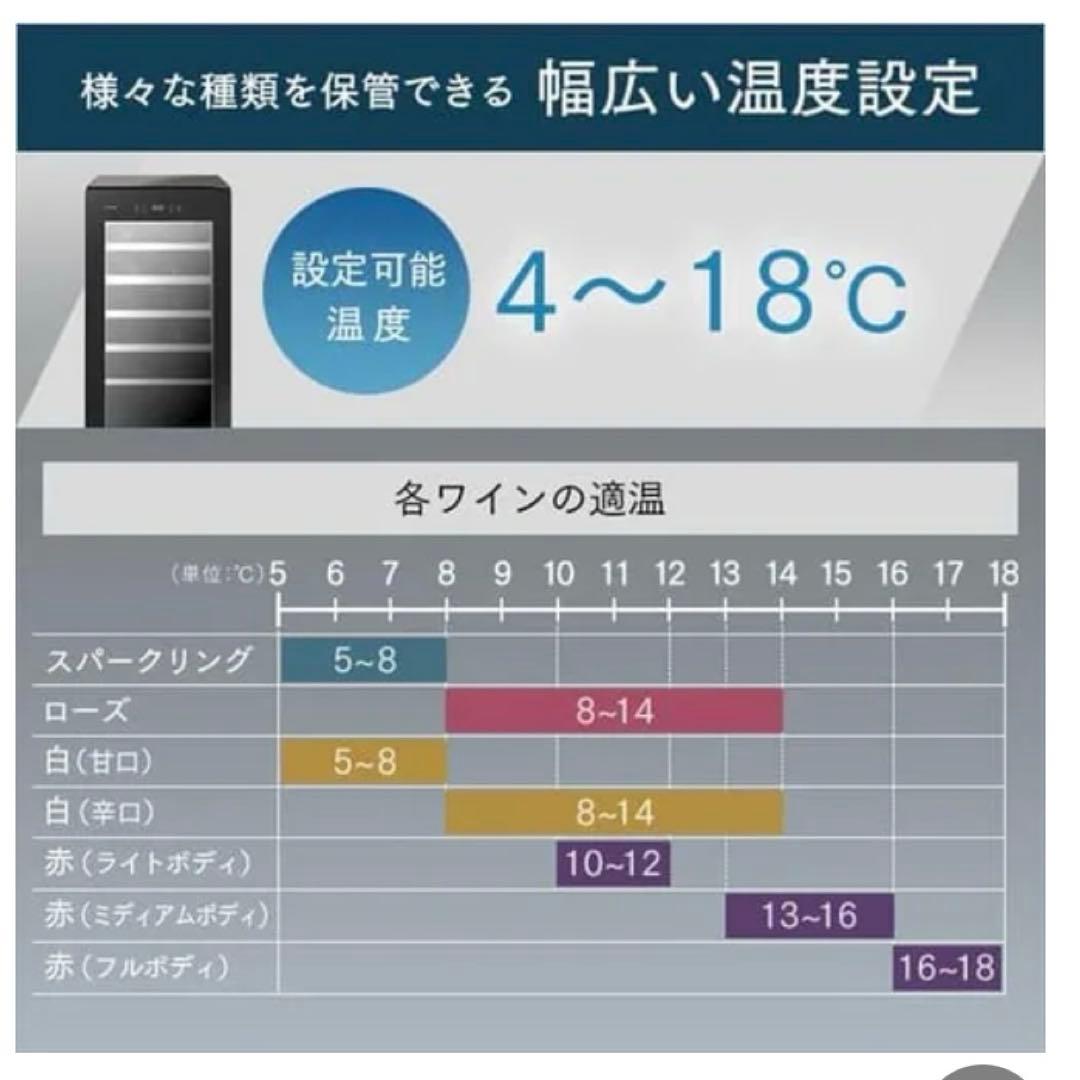 アイリスオーヤマ ワインセラー 32本収納 IWC-C321A-B ブラック