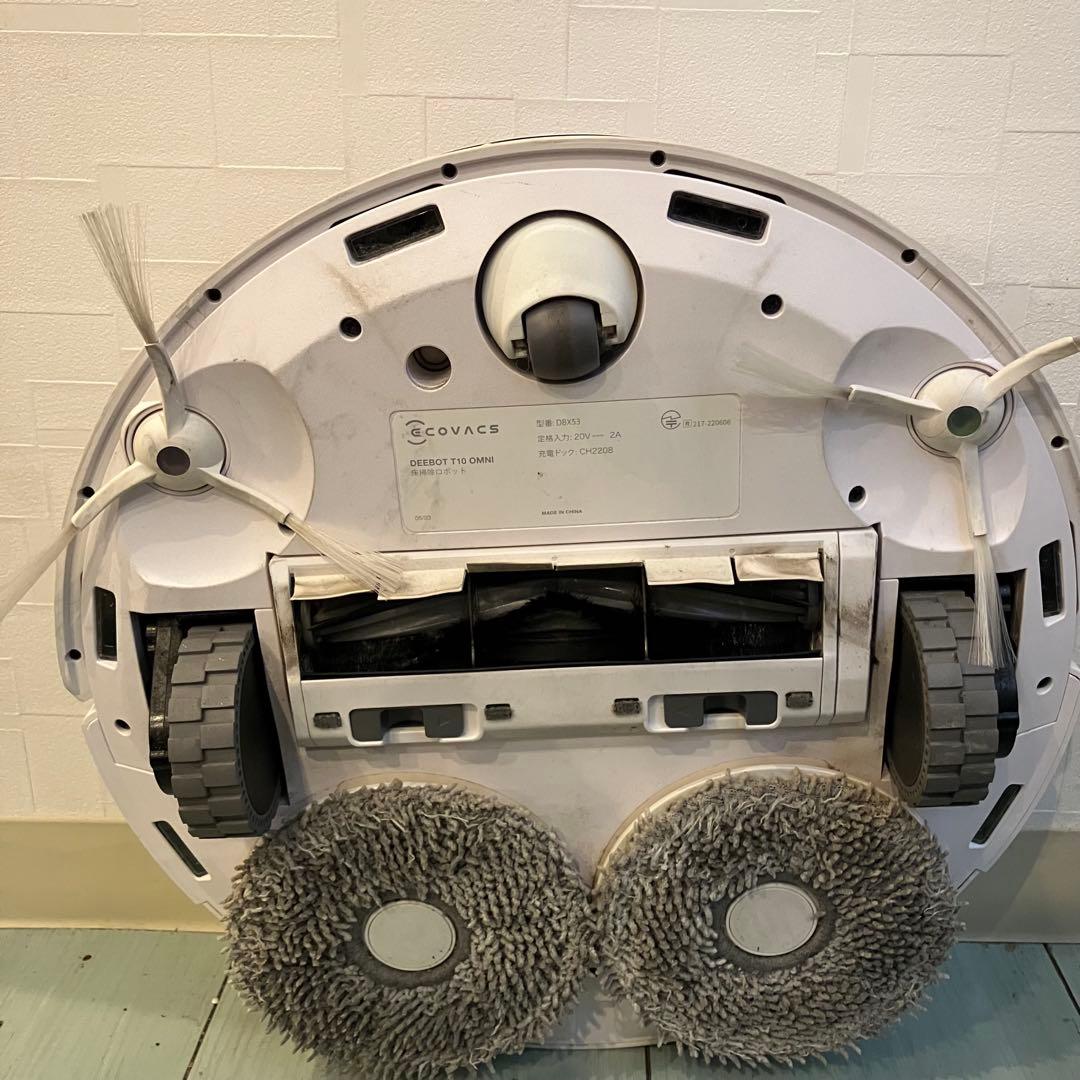 【故障品】ECOVACS DEEBOT T10 OMNI ロボット掃除機