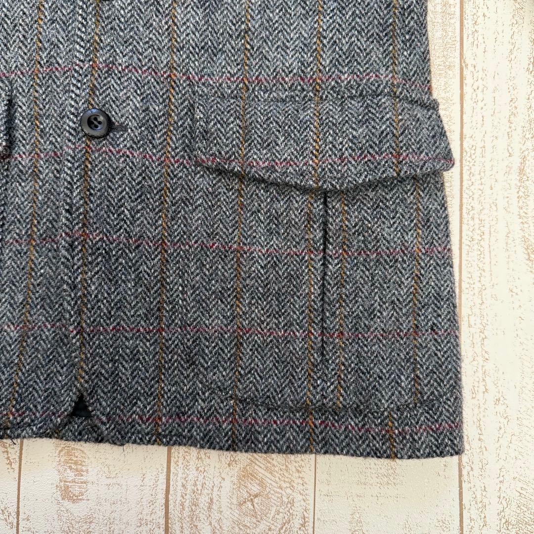 【COLLTER】ハリスツイード　ヘリンボーンカントリージャケット　ノーフォーク