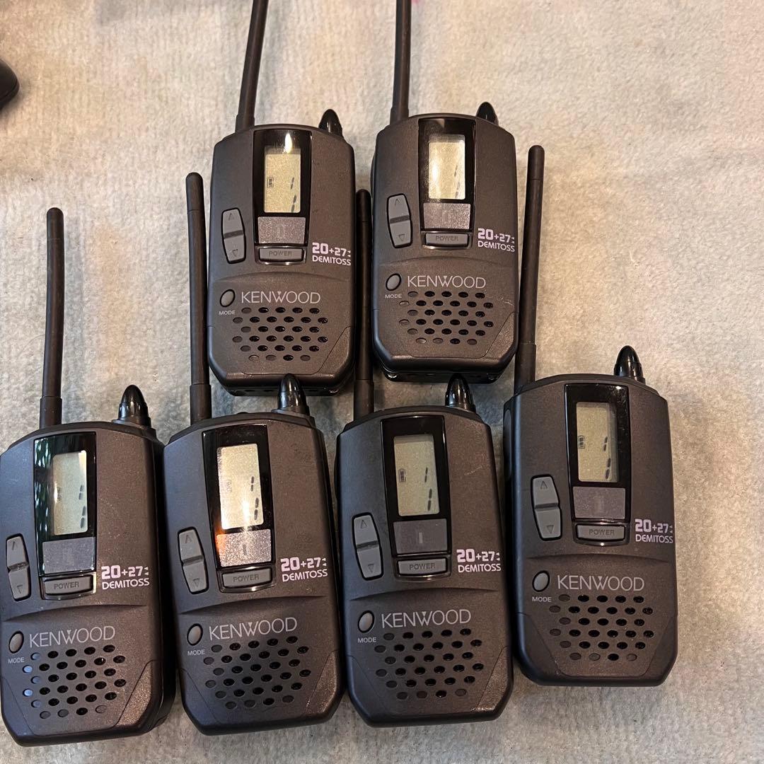 KENWOOD 特定小電力トランシーバー UBZ-BG20R/RG27 セット