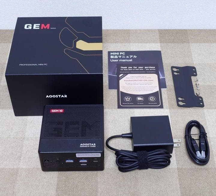 ミニPC AOOSTAR GEM10 Ryzen7 7840HS 32GB/1TB