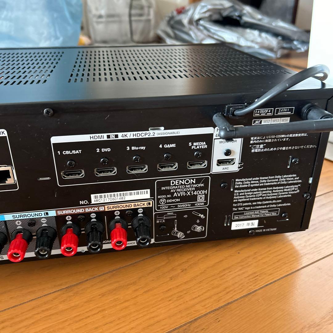 DENON AVアンプ AVR-X1400H リモコン