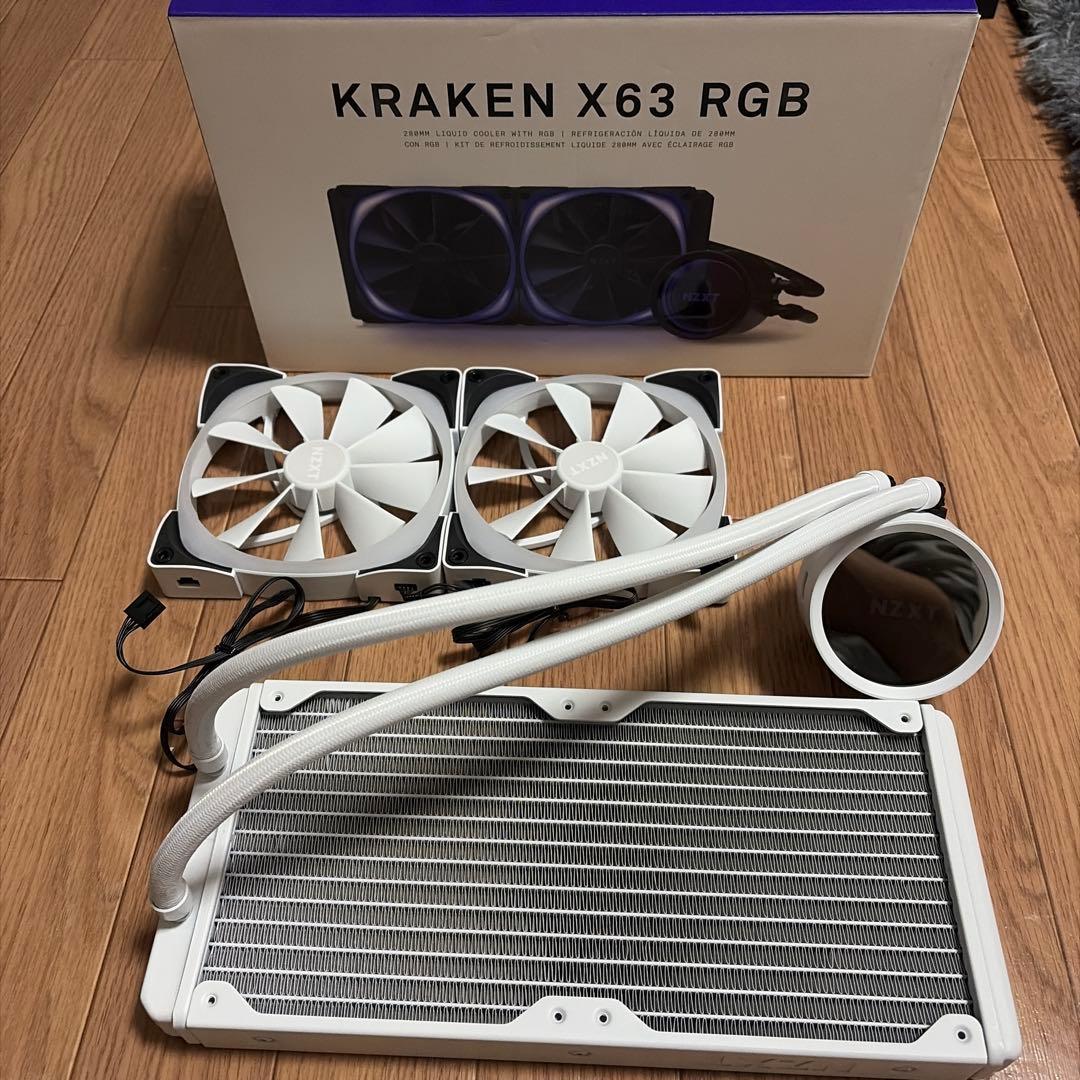 NZXT KRAKEN X63 RGB 水冷クーラー AM4 LGA1700