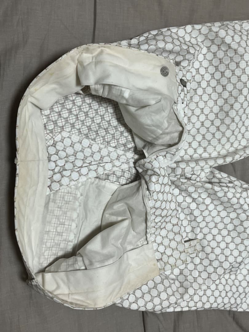 BLESS ホワイト ドットパンツ