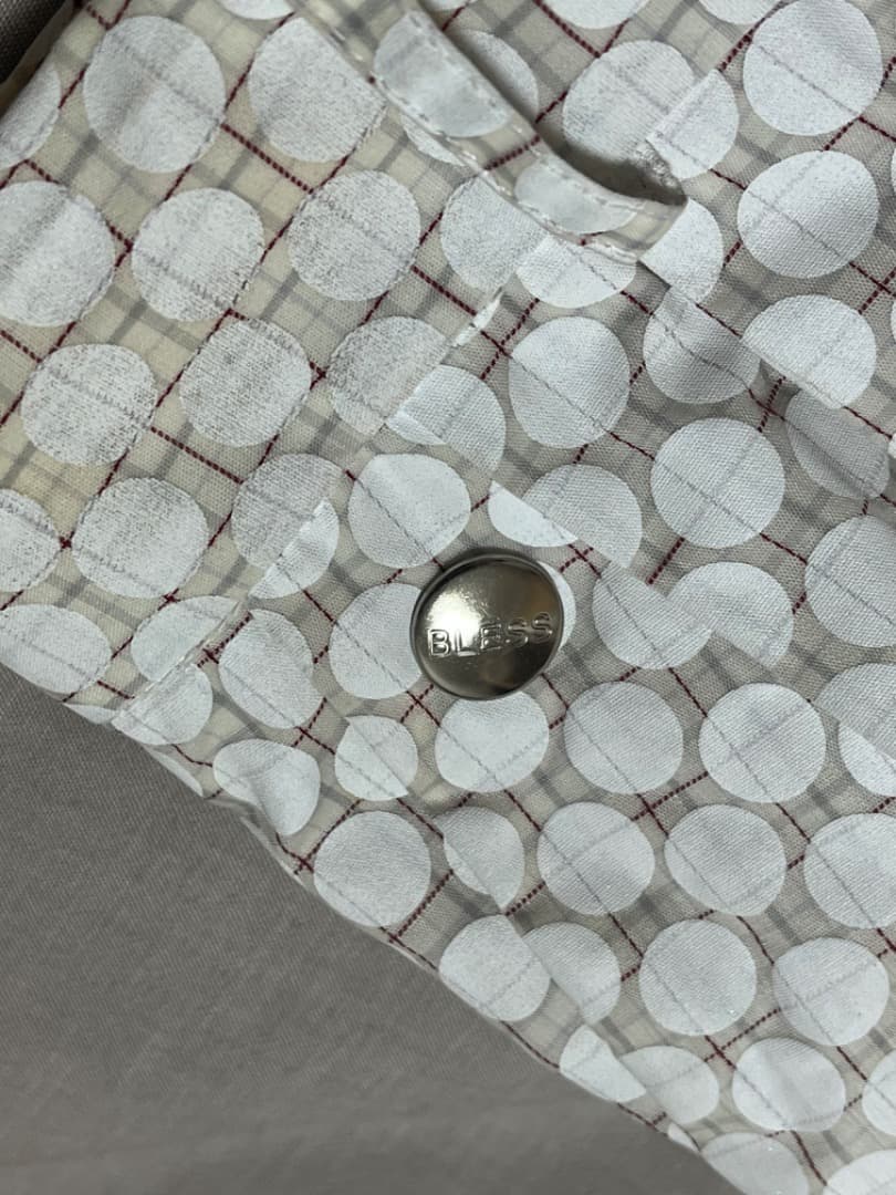 BLESS ホワイト ドットパンツ